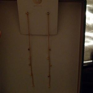 Gorjana gold dangly earrings